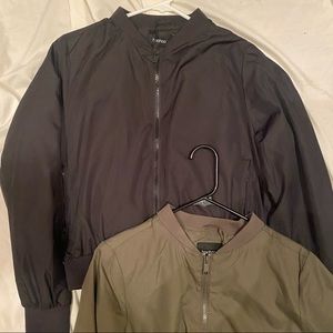 Boohoo Black Bomber Jacket NWOT